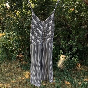 Black and white striped dress!